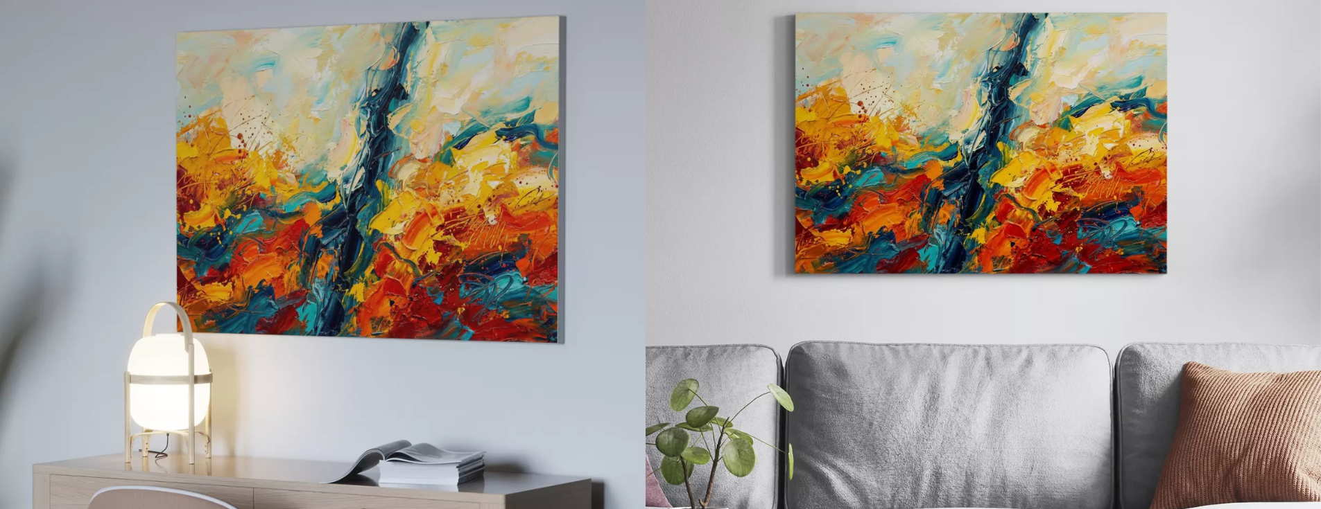 Abstract Wall Painting